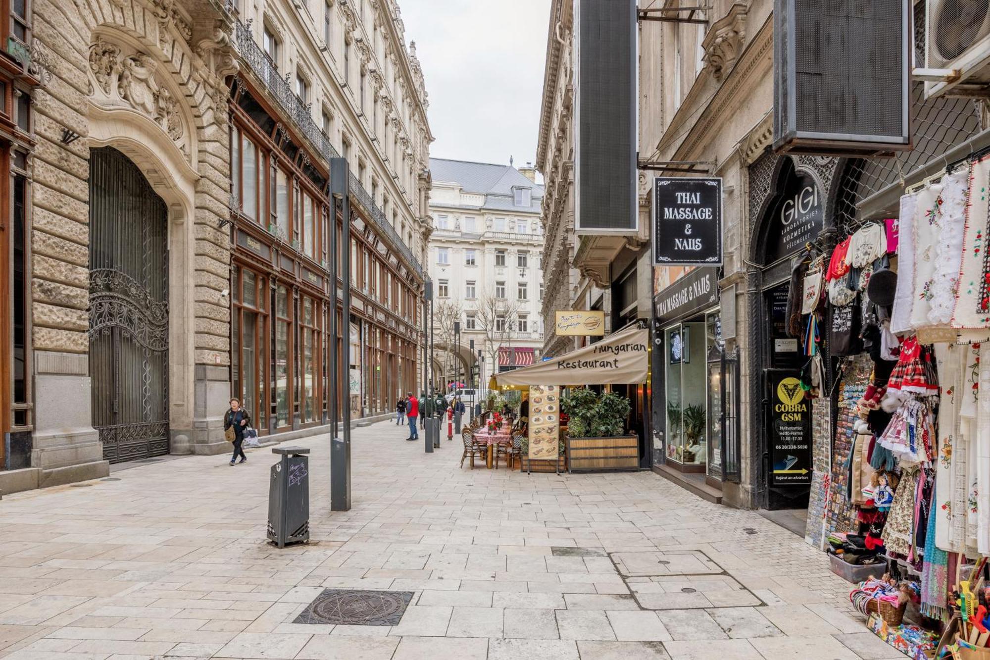 شقة Urban Tranquillity By The Main Shopping Street بودابست المظهر الخارجي الصورة